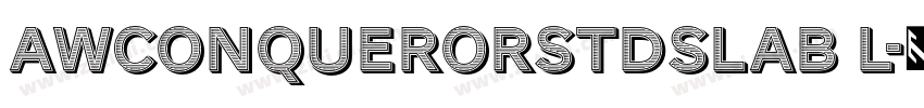 AWConquerorStdSlab L字体转换 AWConquerorStdSlab L字体转换